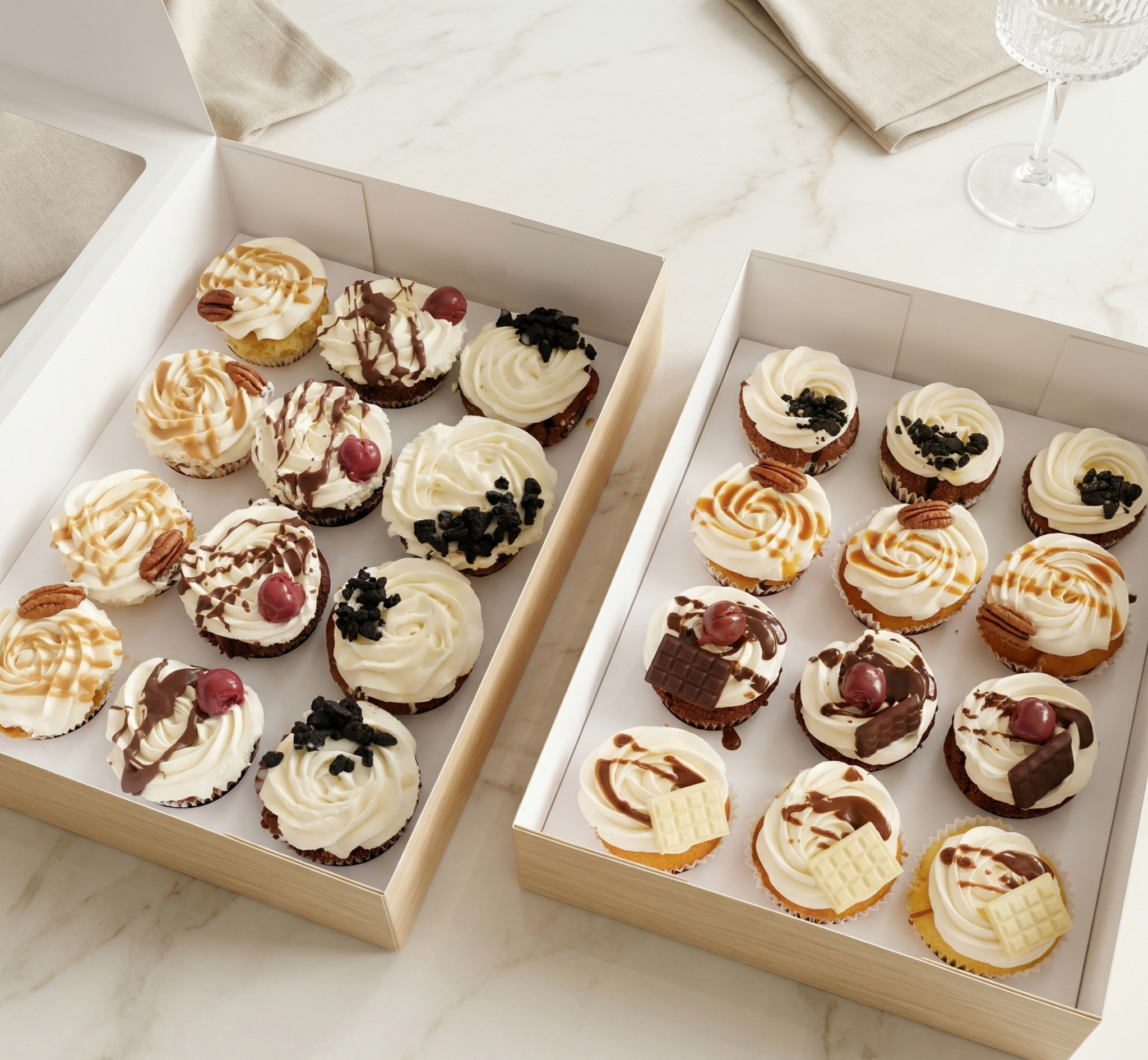 Plateau Prestige d'Assortiments de Cupcakes